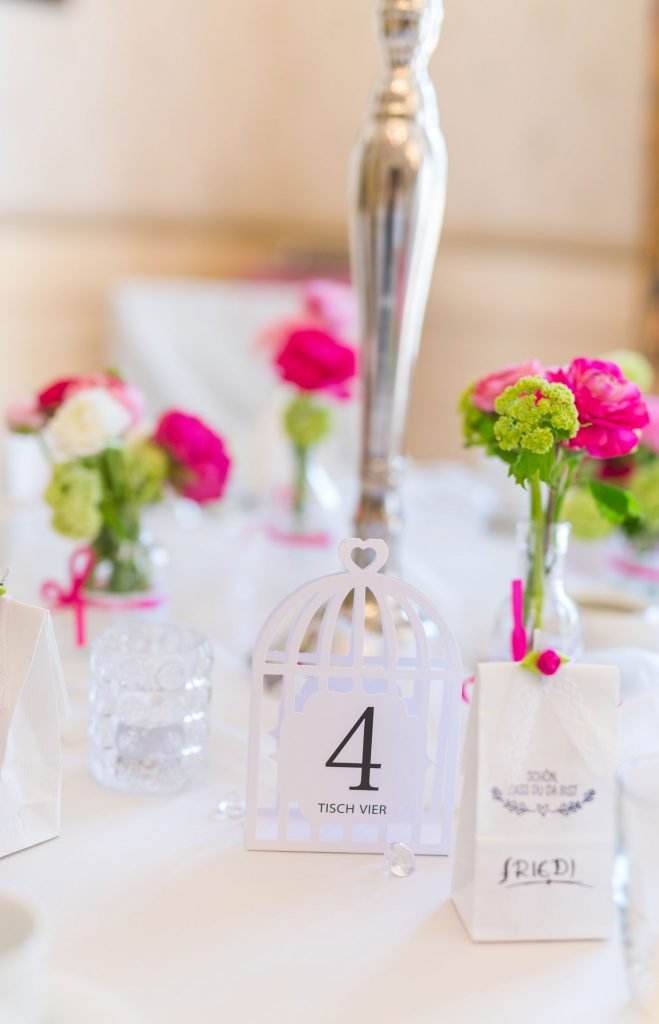 Wedding Decorations - Table Numbers