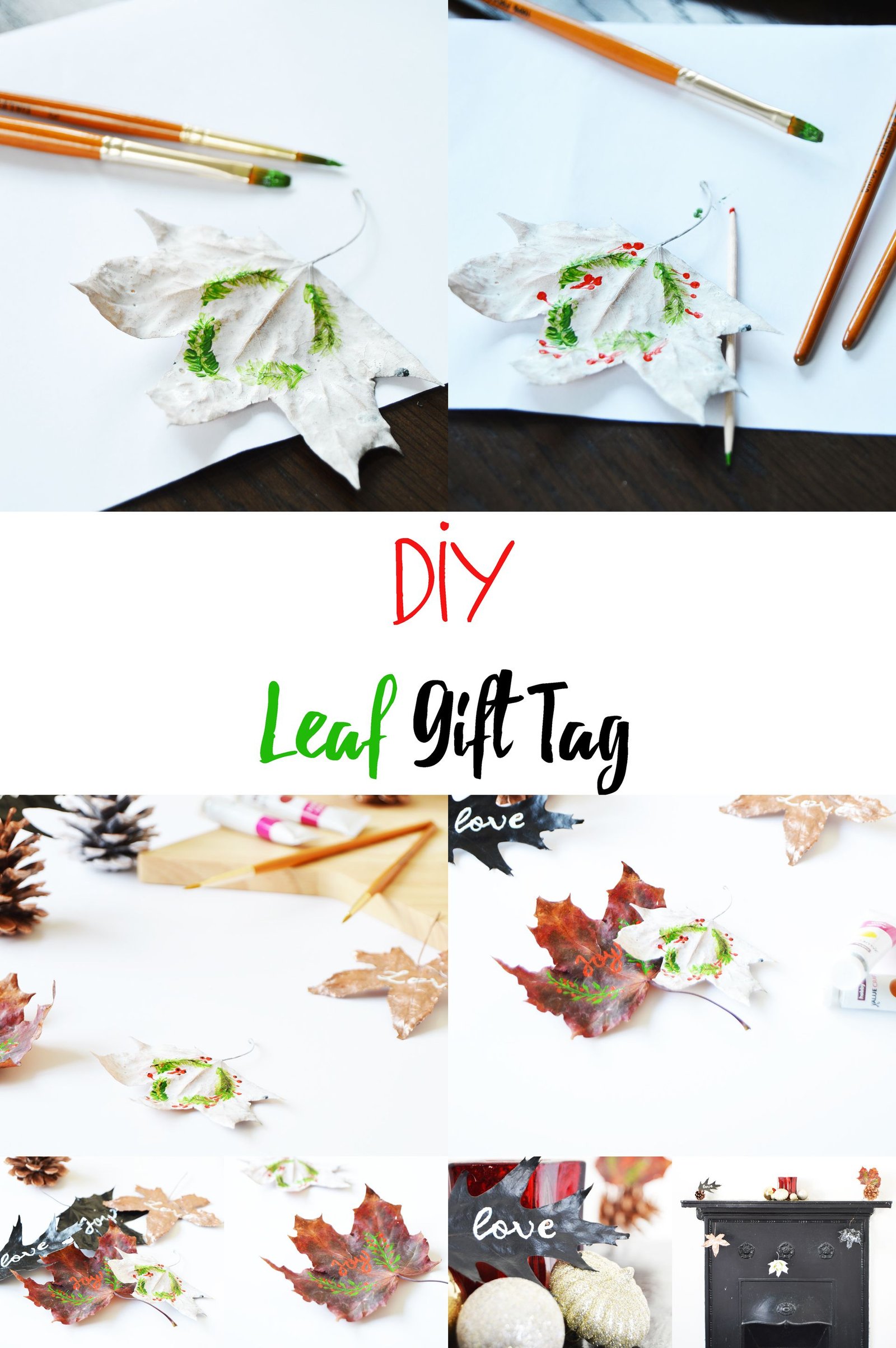 Why don't you make your gifts more personalised this year? Instead of using store bought gift tags, how about making your own gift tags with leaves? DIY Leaf gift tags are easy to make and it will make your gifts stand out.