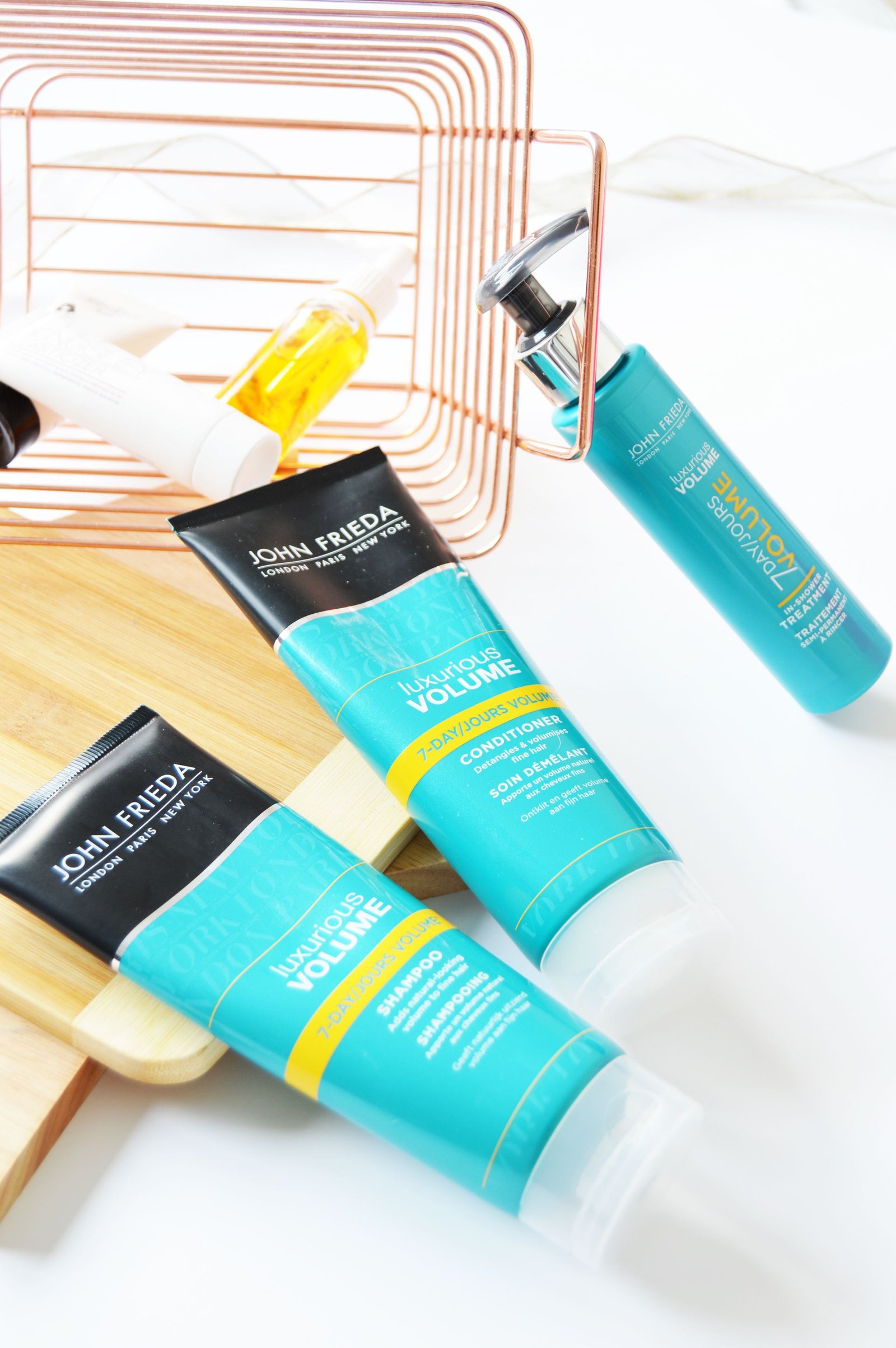 Hair care routine add volume and shine to hair - Having good volume and shine might now be as easy as it sounds, but luckily with a few products it is not impossible. John Frieda 7 day volume range is some of the products you could rely on.