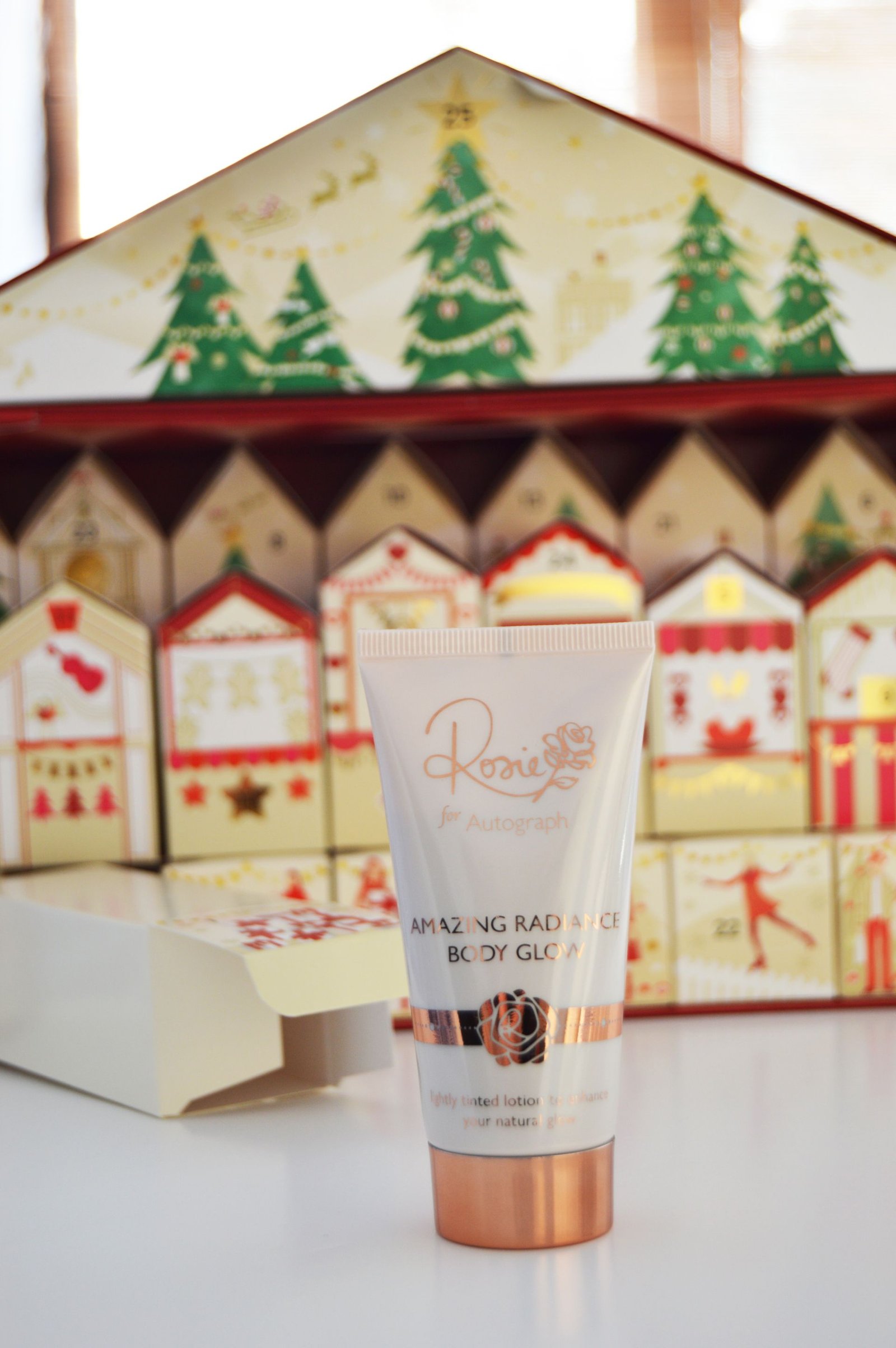 Rosie for Autograph Amazing Radiance Body Glow Review - M&S Advent Calendar