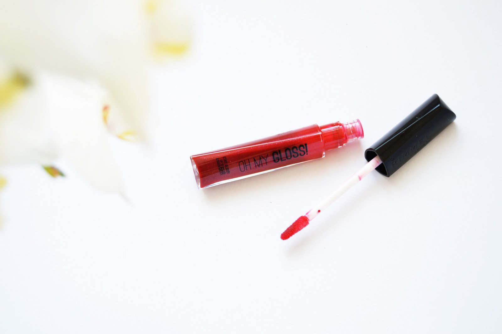 Rimmel Oh My Gloss Rebel Red reviews and swatches