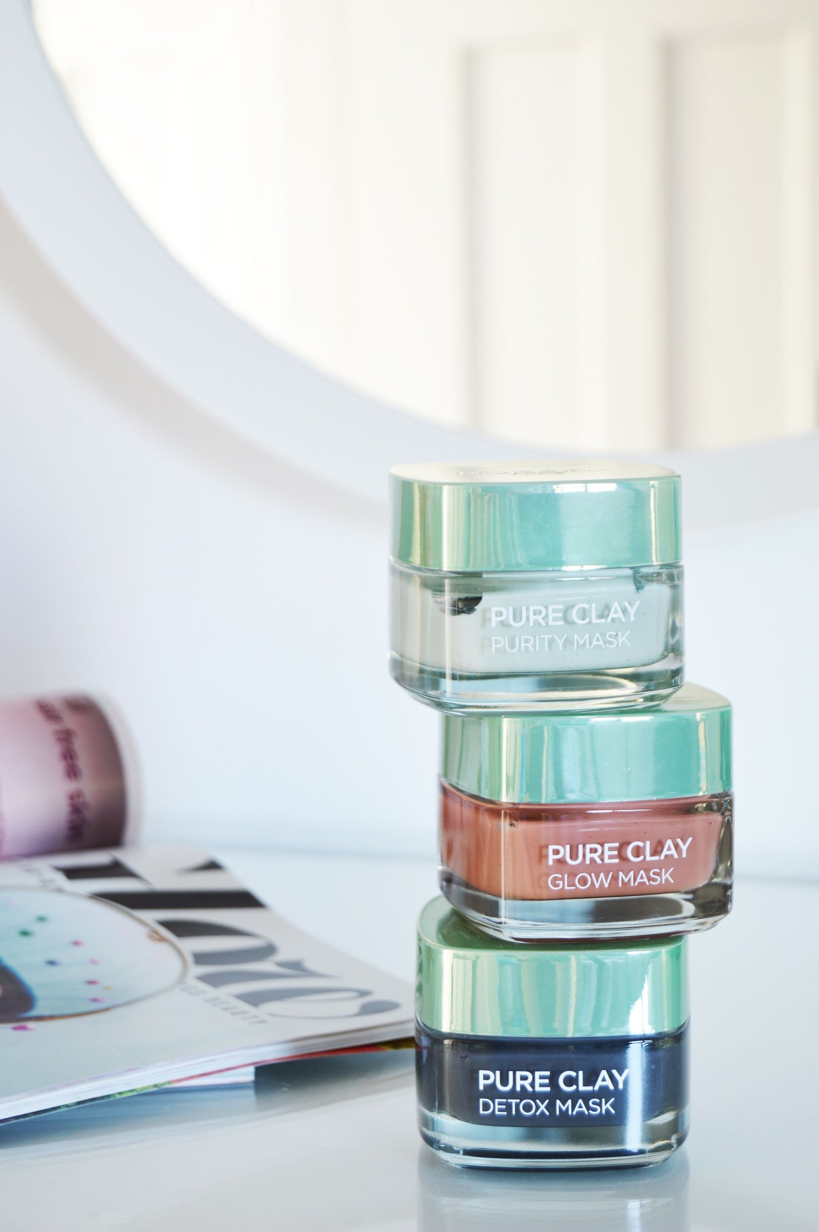 L'Oreal Pure Clay Masks - Detox, glow and purity masks claim to give you the brighter and softer looking skin and help you get rid of the impurities.