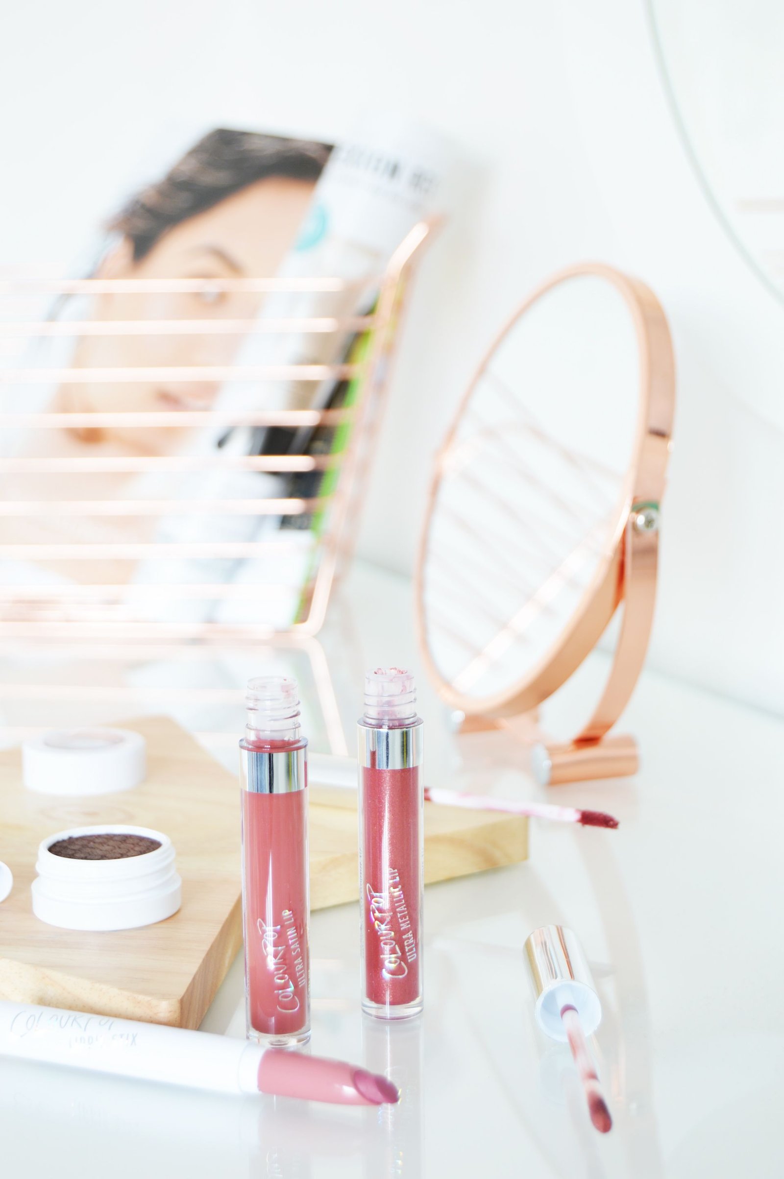 Colourpop Haul, Review and Swatches of ColourPop Ultra Metallic Lip Kween, ColourPop Ultra Satin Lip Frick N’ Frack, ColourPop Matte Lippie Stix Lumière and ColourPop Super Shock Shadow Stereo.
