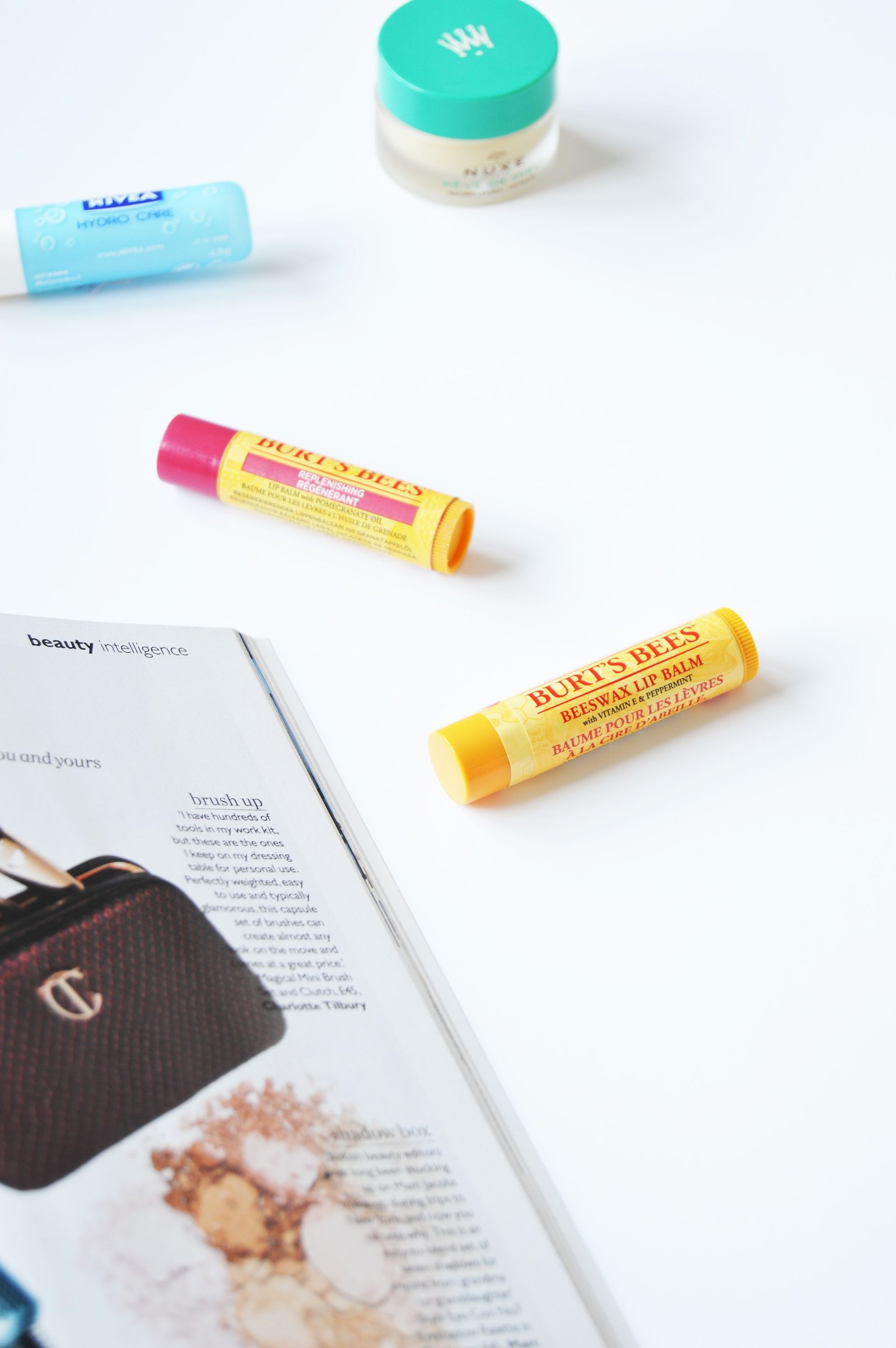 Burts Bees Beeswax Lip Balm with Vitamin E Peppermint gives you the soft and hydrated lips. Peppermint will give the tingly feeling, it is so refreshing.