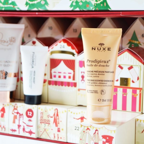 Nuxe Prodigieux Shower Oil gently cleanses the body and leaves a satin finish with a divine fragrance. M&S Advent Calendar